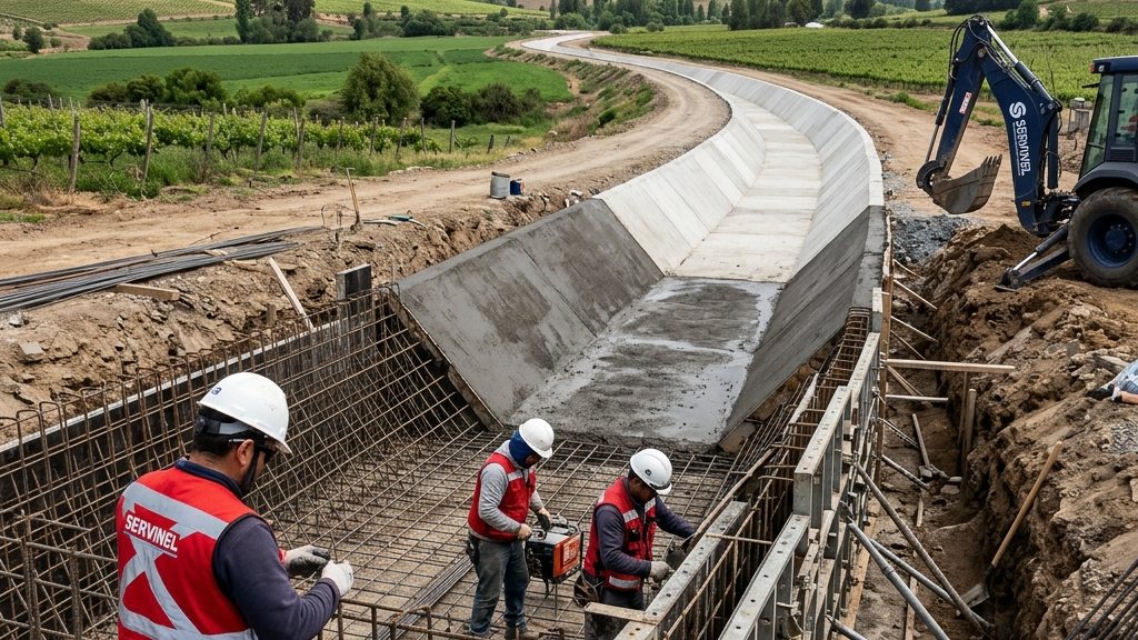 Fotografía del proyecto Obras para Sociedad del Canal de Maipo